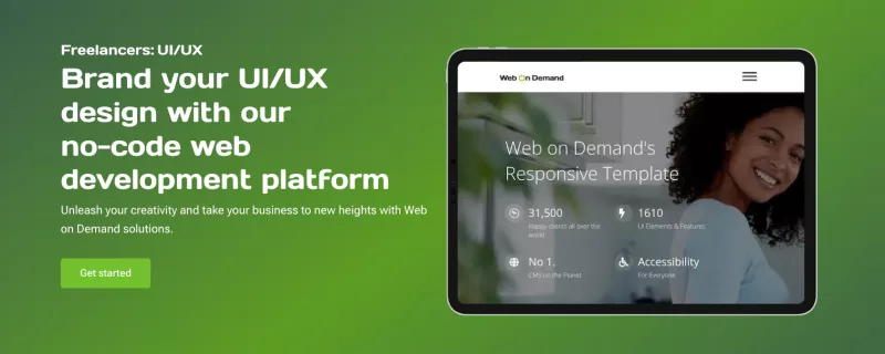 white label website builder for ui/ux designers