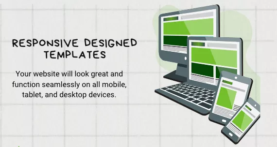 Responsive designed templates by Web on Demand